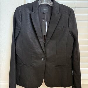 New Banana Republic Shimmer Black Blazer size 4